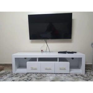 white tv stand with 3 drawers, TV stands | TV stands store | TV stands shop | TV stands store in Nairobi Kenya